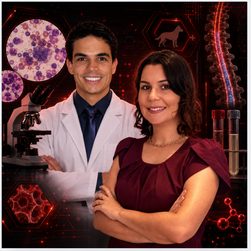 Katiane Lohn e André Lopes
