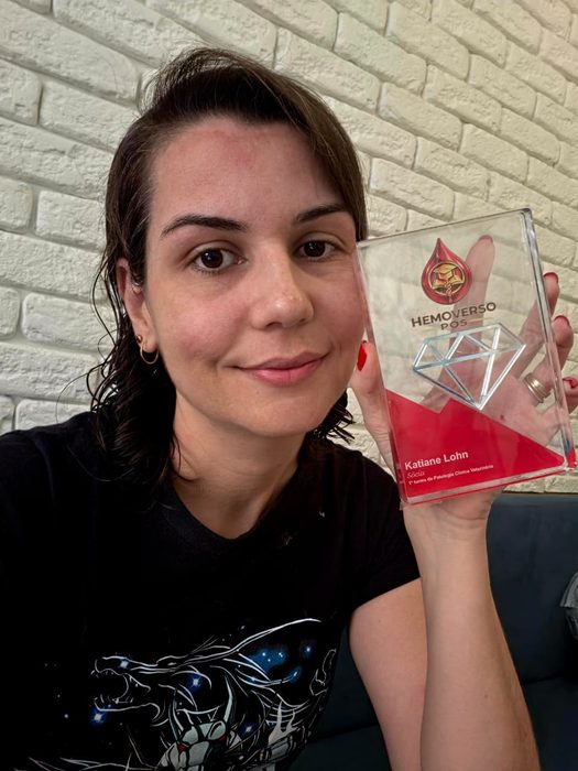 Katiane Lohn, sócia-fundadora do Hemoverso